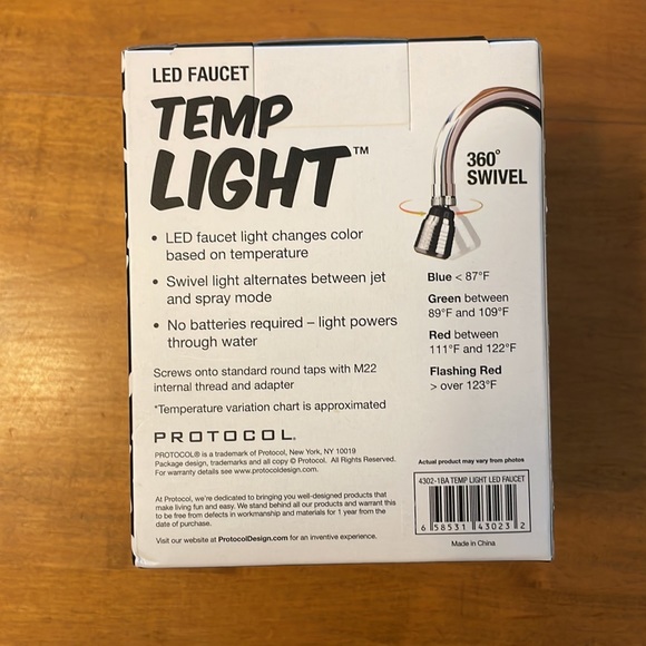 LED FAUCET TEMP LIGHT TM - Picture 5 of 5